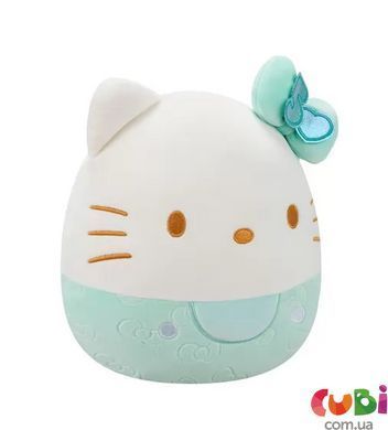 М'яка іграшка SQUISHMALLOWS &ndash; ХЕЛОУ КІТТІ У СМАРАГДОВОМУ (20 cm)
