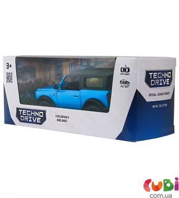 Автомодель &ndash; Ford Bronco Badlands (синий) (250393U), комбинированый