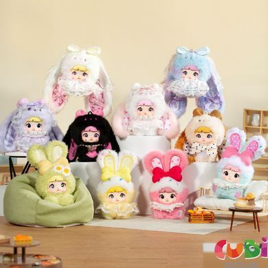 Пушистая фигурка на подвесе POP TOP Hi TOY серии "Nommi" - ЗАЙЧАТА (в дисп., в асс.) (HC023), комбинированый