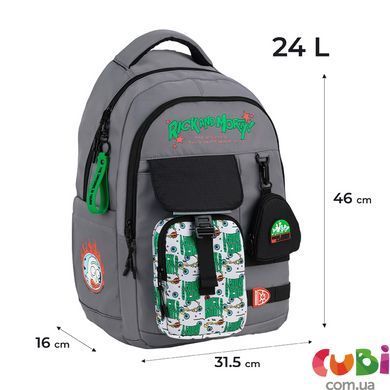 Рюкзак Kite Education для подростков Rick & Morty RM25-2597L, комбинированый