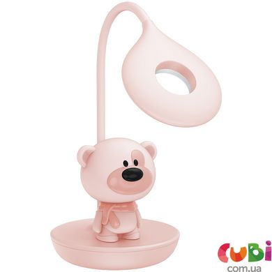 Настольная лампа LED с аккумулятором Bear, розовый