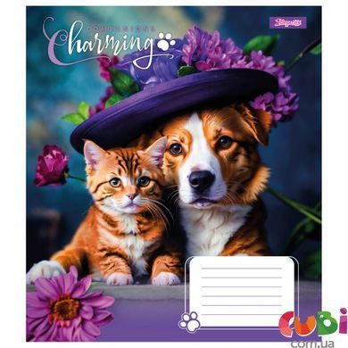 Тетрадь ученическая А5/12 кос. 1B Charming companions.