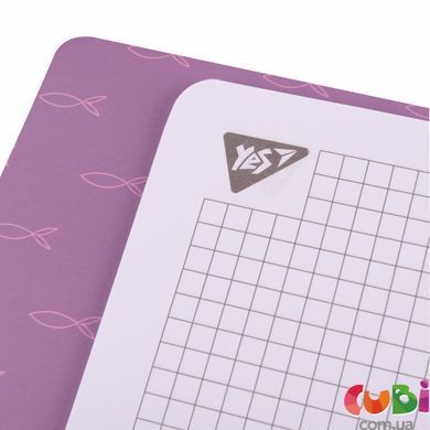 Блокнот YES А5/50 подв. cпіраль "Hey Helly", клітинка