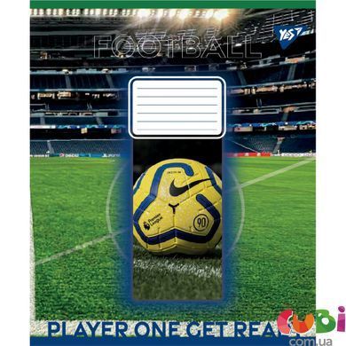 Зошит учнівський шкільний, А5 24 кл. Yes Football stadium (767747)