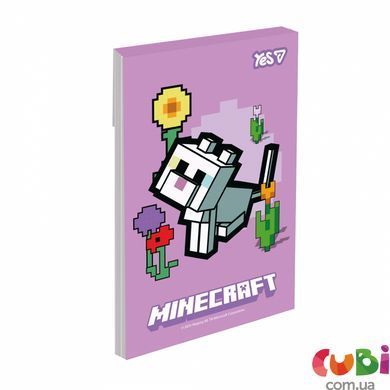Блокнот YES А7/48 кл клей Minecraft.Spring (152568)