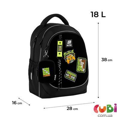 Рюкзак шкільний Kite Education Gaming K25-700M-5, комбінований