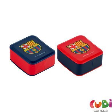 Точилка з контейнером прямокутна Kite FC Barcelona (BC26-116), синій; червоний
