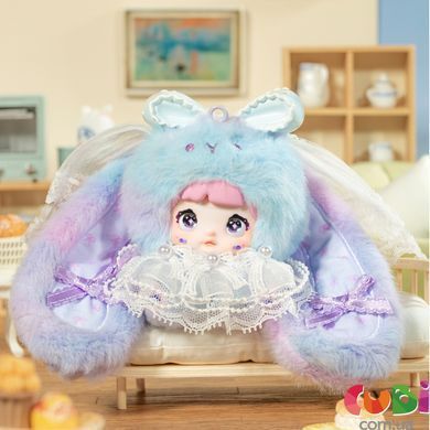 Пушистая фигурка на подвесе POP TOP Hi TOY серии "Nommi" - ЗАЙЧАТА (в дисп., в асс.) (HC023), комбинированый