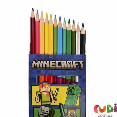 Карандаши цветные Yes 12/24 цвета "Minecraft. Heroes" (290744)