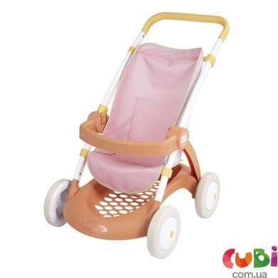 Коляска для куклы Baby NurseТерракотовая пудра. Прогулка с корзиной, 18 мес.+ (7600254024)