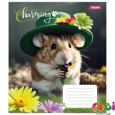 Тетрадь ученическая А5/12 кос. 1B Charming companions.
