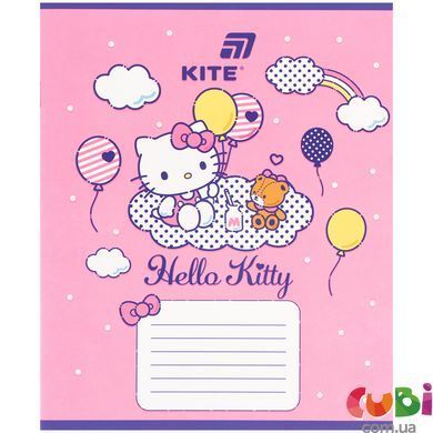 Зошит шкільний Kite Hello Kitty (HK26-235), 12 аркушів, коса лінія