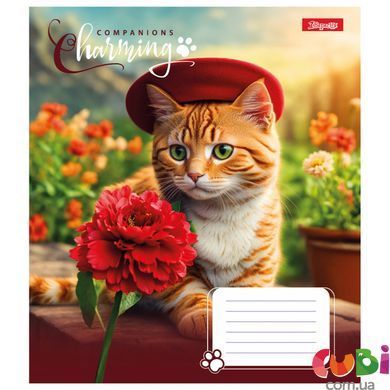 Тетрадь ученическая А5/12 кос. 1B Charming companions.