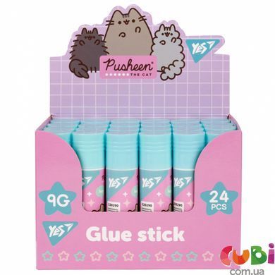 Клей-карандаш Yes 9г PVA "Pusheen" (320290)