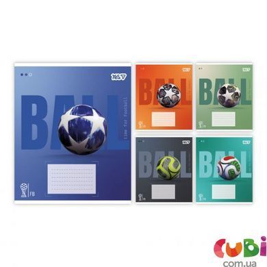 Тетрадь ученическая Yes Ball А5 18 кл. (768679)