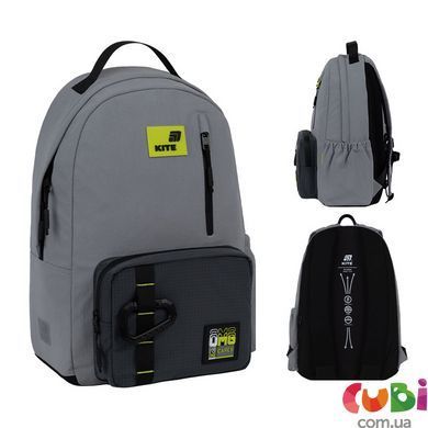 Рюкзак Kite Education teens No One Cares (K26-949L-2), сірий