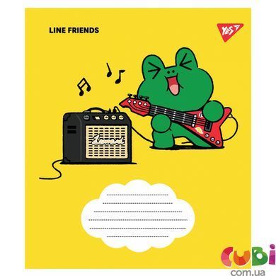 Нотний зошит YES А5/12 Line friends (766255)