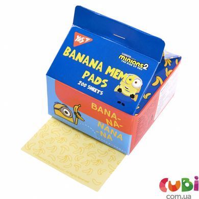 Папір для записів YES Tetra Pak Minions , 200 арк., 7 7,5см (170335)