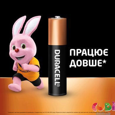 Лужні батарейки Duracell AAA, 2 шт. в упаковці