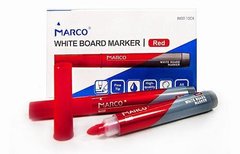 Маркер Board сухостираємий, круглий, червоний, Marco, 8600-10CB red