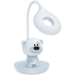Настольная лампа LED с аккумулятором Bear, синий