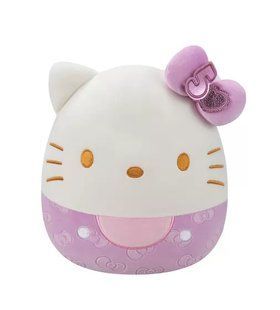М'яка іграшка SQUISHMALLOWS &ndash; ХЕЛОУ КІТТІ В ПУРПУРОВОМУ (20 cm)