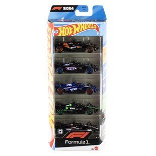Набор из 5 базовых болидов &laquo;F1 2024&raquo; Hot Wheels, JGF58