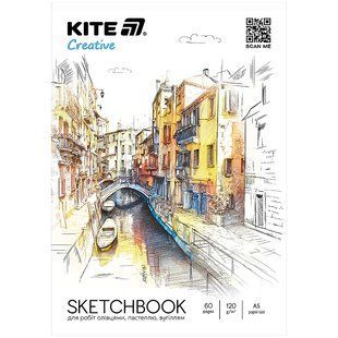 Скетчбук для робіт олівцями, A5, 30 арк., Kite Creative (k-1277)