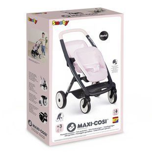 Коляска для ляльок-двійнят Maxi-CosiРожева перлина, 54х38,5х64 см, 3+ (7600253221)