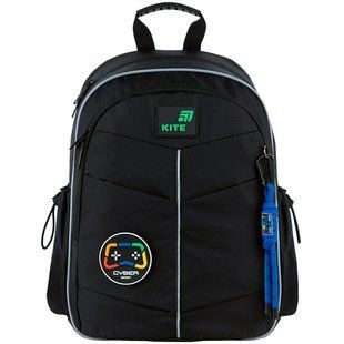Школьный рюкзак Kite Education Cyber ​​(K26-771S-3), Чорний