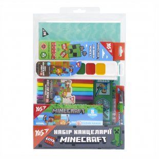 Набор канцелярии №1 Yes Minecraft 9 предметов, 450173