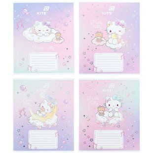 Зошит шкільний Kite Hello Kitty (HK26-235-1), 12 аркушів, коса лінія