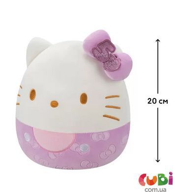 Мягкая игрушка SQUISHMALLOWS &ndash; ХЕЛЛОУ КИТТИ В ФИОЛЕТОВОМ (20 cm)