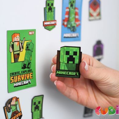 Магниты фигурные Yes "Minecraft", 3 шт 3 (708544)