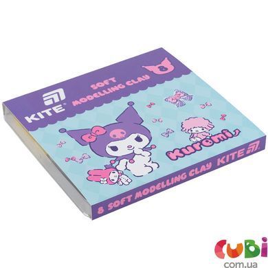 Пластилін восковий Kite Kuromi HK24-082, 8 кольорів, 160 г