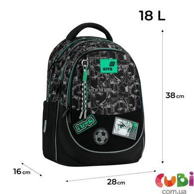 Рюкзак Kite Education 700 Good Mood (K26-700M-5), Чорний