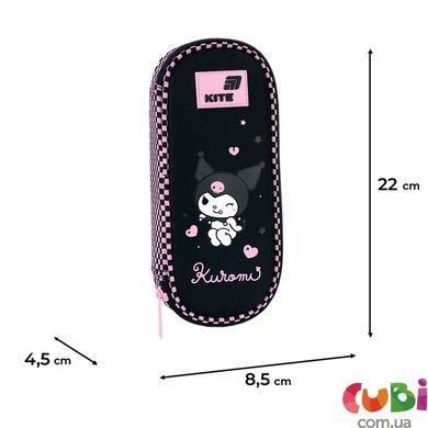 Пенал Kite 599 HK-5 (HK26-599-5), чорний, рожевий