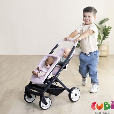 Коляска для ляльок-двійнят Maxi-CosiРожева перлина, 54х38,5х64 см, 3+ (7600253221)