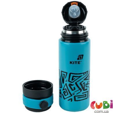 Термос Kite, 500 мл, темно-бірюзовий (K25-1222-1)