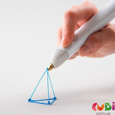 3D-ручка 3Doodler Create PLUS для проф. використання - БІЛА (75 cтержней, аксесуари)