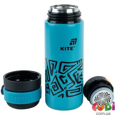 Термос Kite, 500 мл, темно-бірюзовий (K25-1222-1)