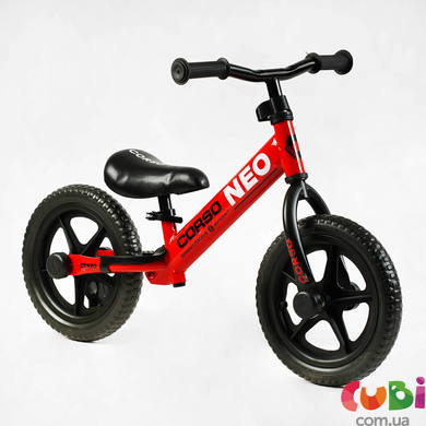 Велобіг CORSO NEO EN-52360 сталева рама, колесо 12 EVA (ПІНА), підставка для ніг, 144027