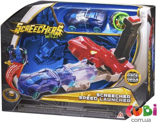 Игровой набор Screechers Wild! Запускщик авто (EU683151)