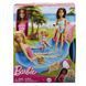 Набор для развлечений у бассейна Barbie, HRJ74, комбинированый