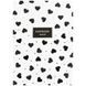 Книга записна A5, 80 аркушів клітинка, Black&White (8700-26-a)