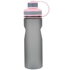 Бутылочка для воды Kite K21-398-03, 700 мл, серо-розовая, Розовый