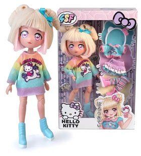 Ігровий набір 4SF MANGA DOLLS серії "Hello Kitty" &ndash; СТИЛЬНА ЦУКЕРОЧКА-ЄДИНОРІГ (з аксес.)