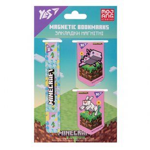 Закладки магнитные Yes "Minecraft.Spring", 3 шт. (708343)
