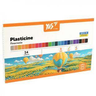 Пластилин Yes, 24 цвета480г "Orange Line" (540692)
