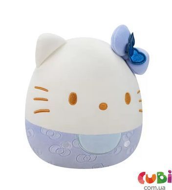 Мягкая игрушка SQUISHMALLOWS &ndash; ХЕЛЛОУ КИТТИ В СИНЕМ (20 cm)